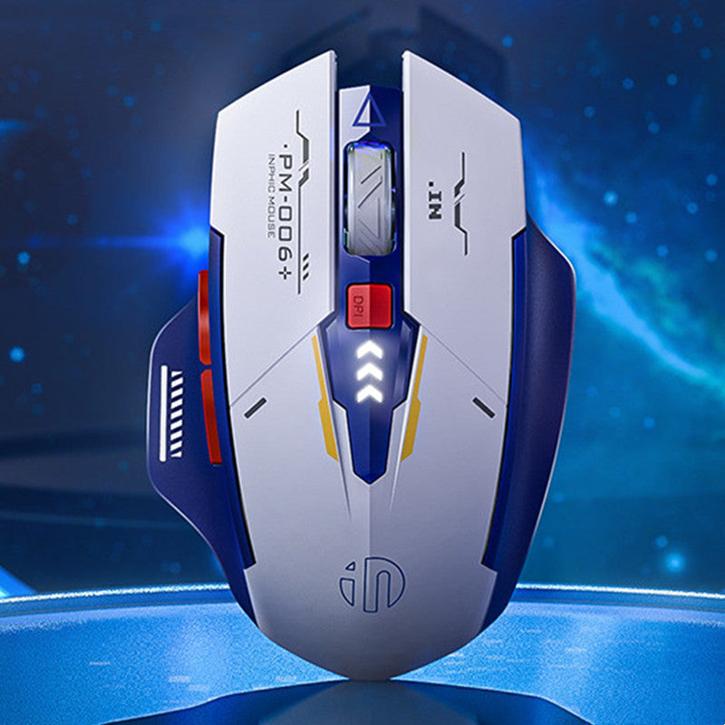 Quiet Wireless Gaming Computer Mouse - Luxicro