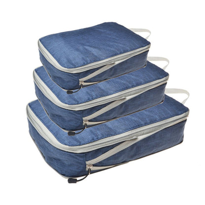3 Pack Travel Space Saver Luggage Organizer Bags
