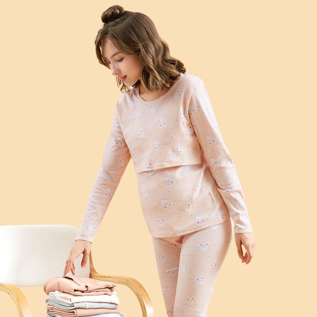 Cozy Maternity Night Dress for Lounging