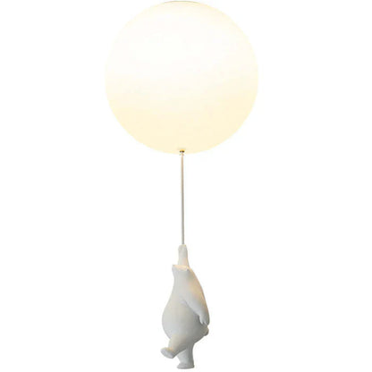 Cute Kids Cloud Lamp with Bear Design