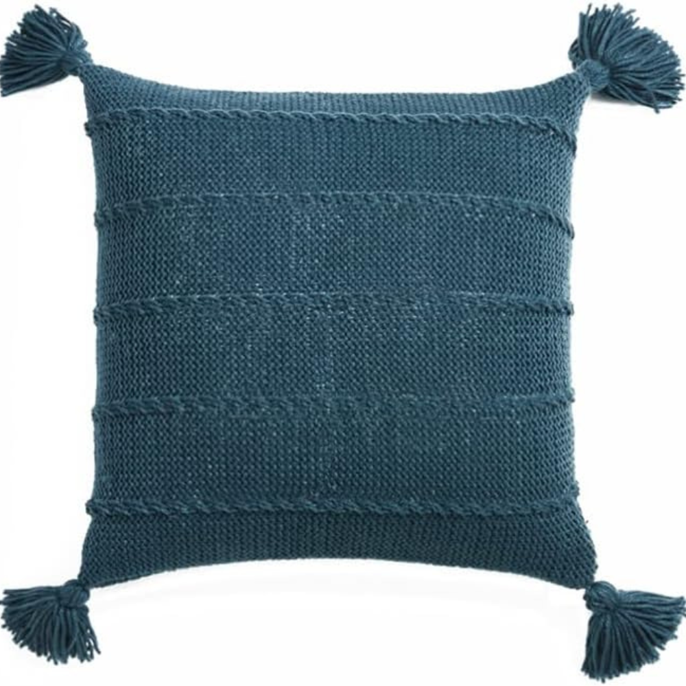 Cozy Pom Pom Throw Pillow