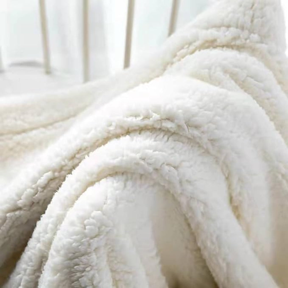 Plush Velvet Fleece Throw Blanket