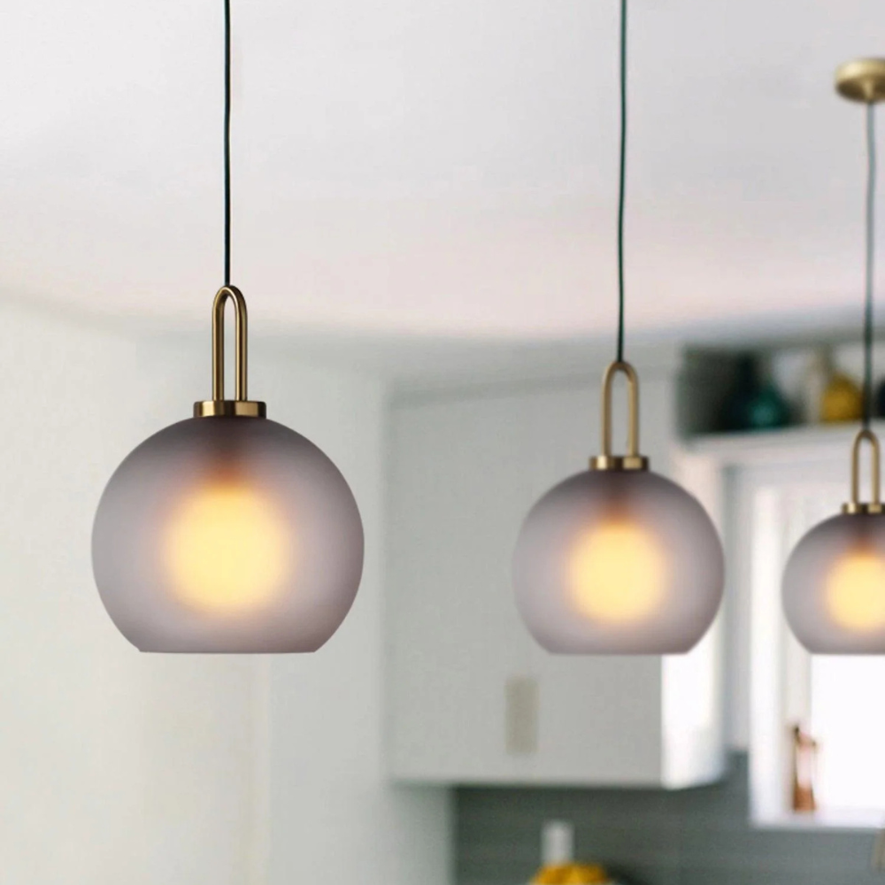 Modern Glass Pendant Light for Kitchen Island