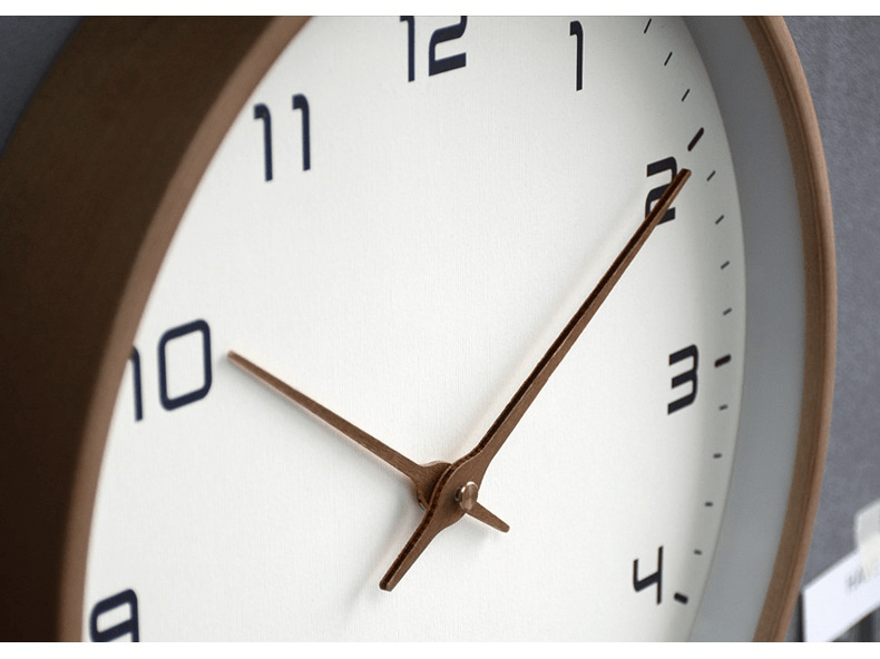 Rustic Wooden Wall Clock