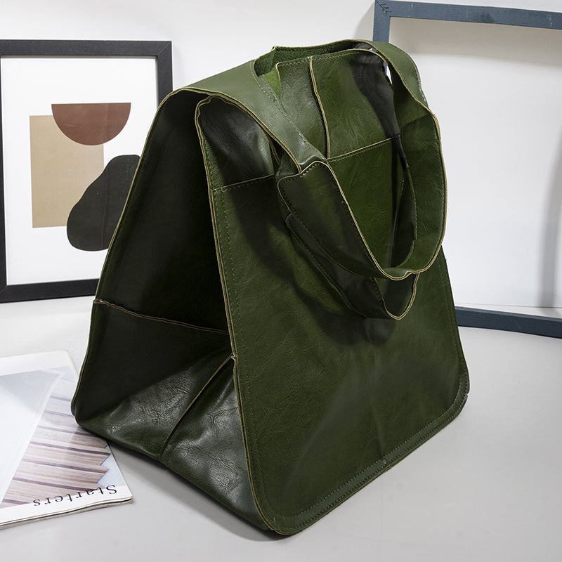 Big Genuine Leather Handbag for Ladies