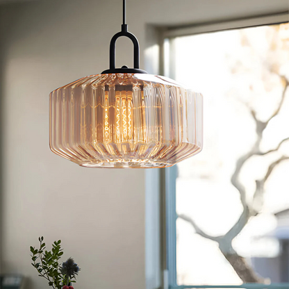 Classic Multicolor Hanging Glass Lamp