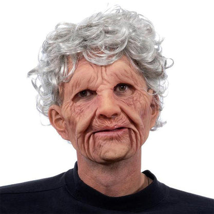Authentic Rubber Costume Mask for Halloween Disguise