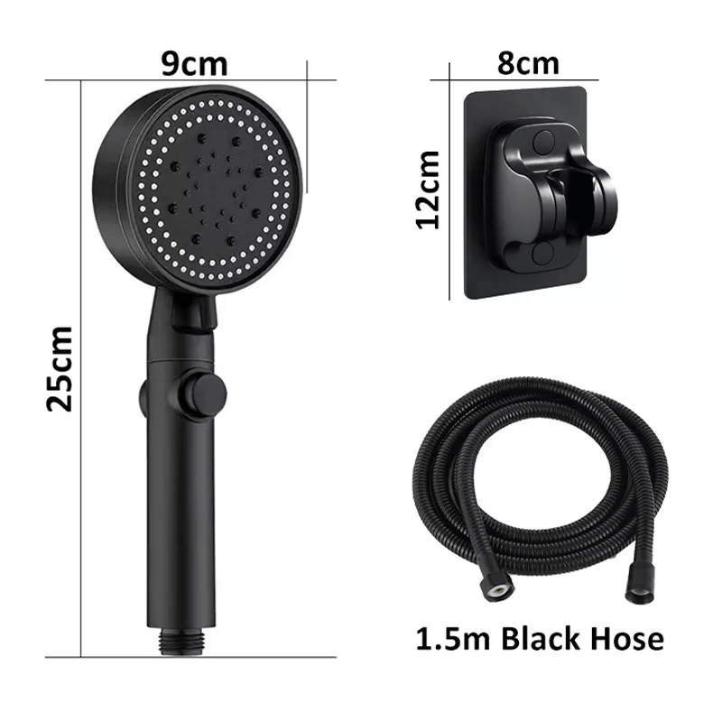 Advanced 5 Mode Shower Head with Control Button