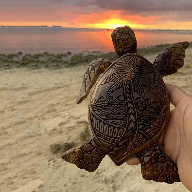 Ocean Turtle Ceramic Table Decoration