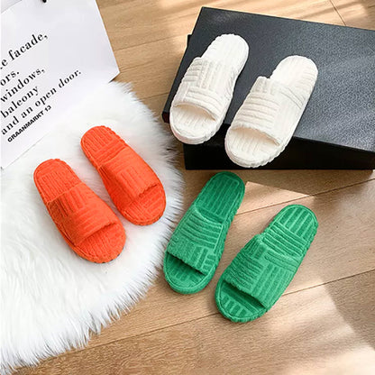 Plush Fuzzy Home Slippers - Luxicro