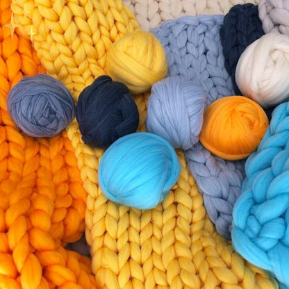 Soft Large 1000g Wool Yarn for Warm Blankets