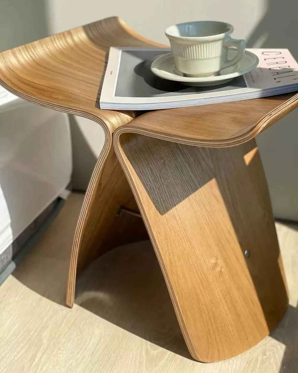 Vintage Floral Side Table