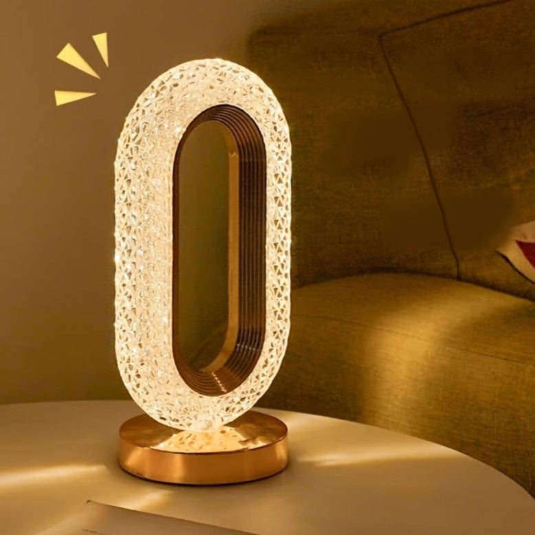 Elegant Clear Desk Lamp