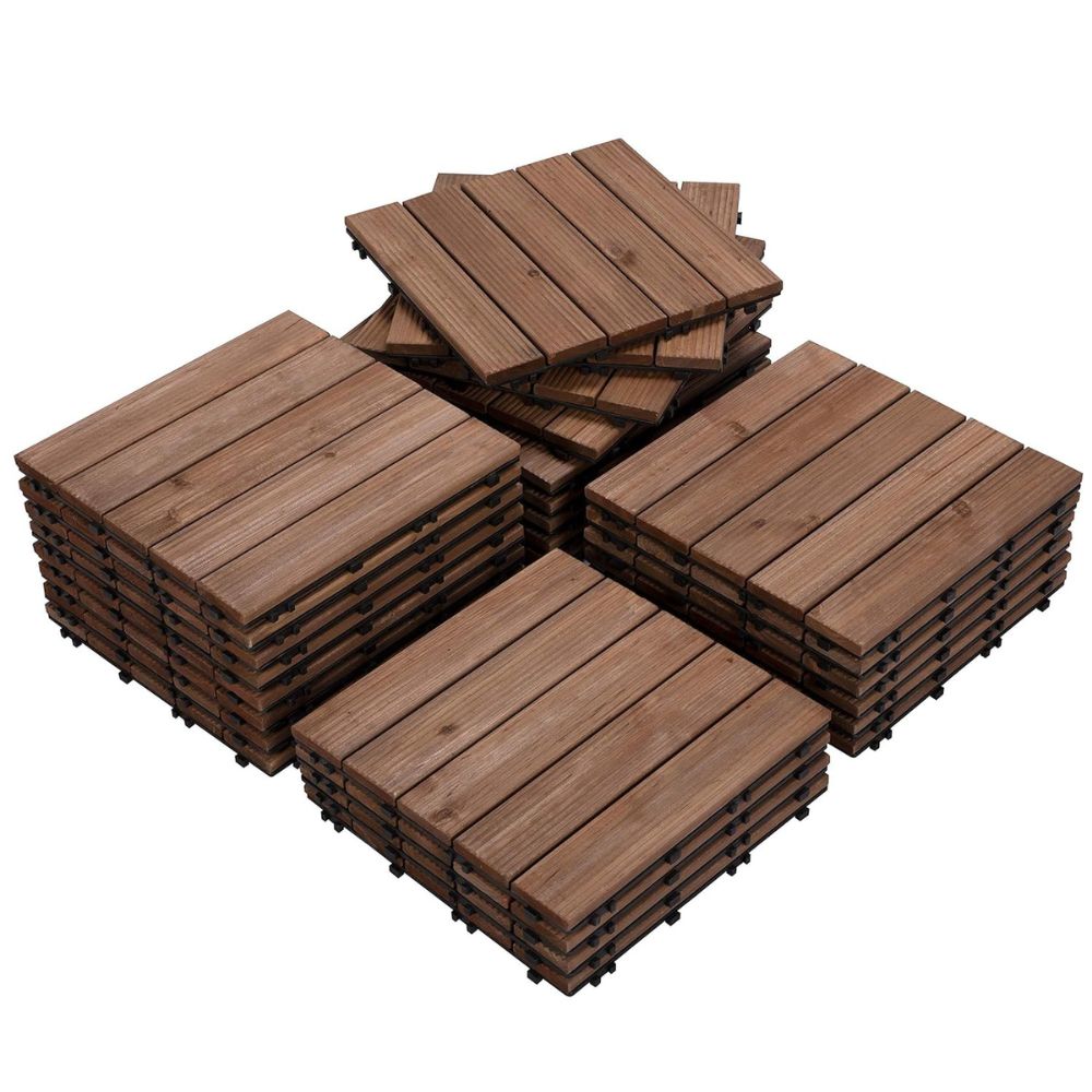 Waterproof Garden Decking Tiles 27 Piece Set