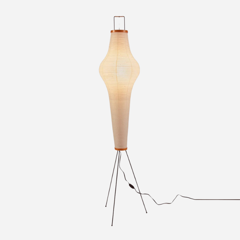 Stylish Tripod Lamp with Soft Shade Glow