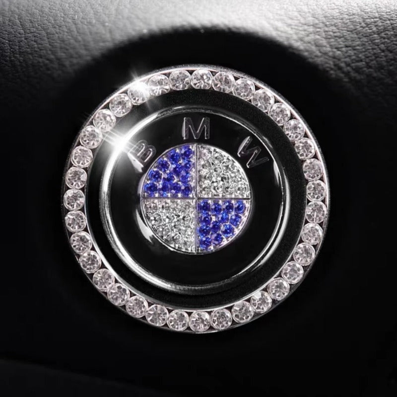 Sparkly Car Key Start Button Cover Ring