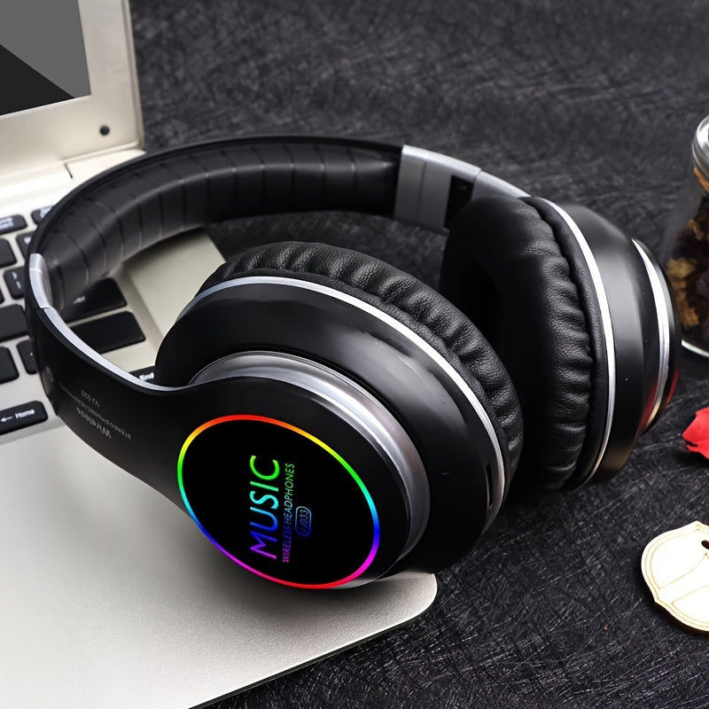 Cordless LED Illuminated Over Ear Headphones