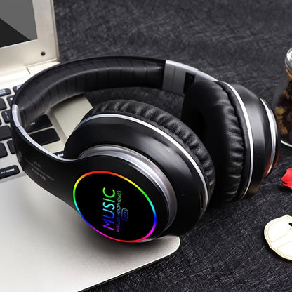 Cordless LED Illuminated Over Ear Headphones