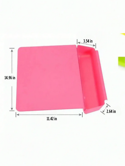 2-in-1 Wooden Chopping Board with Storage Tray
