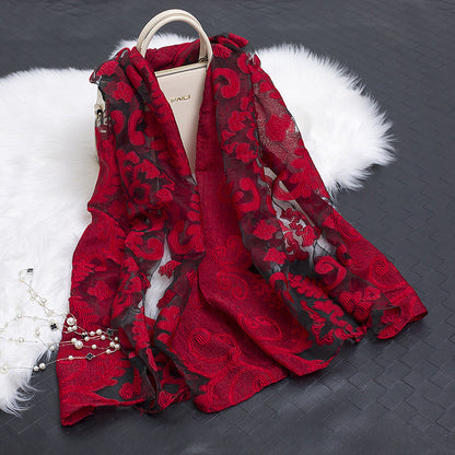 Beautiful Soft Floral Scarf