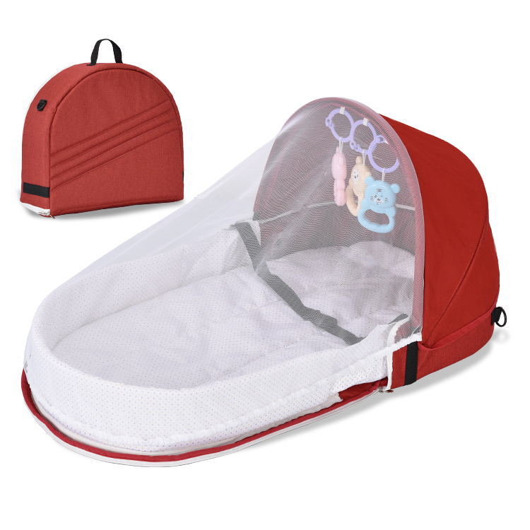 Travel Baby Crib with Insect Net Cover - Luxicro