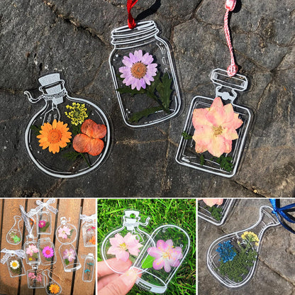 Delicate Flower Design Bookmark