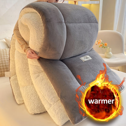Cozy Plush Fleece Duvet Cover for Cold Winter Nights