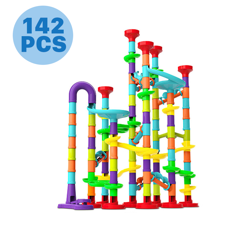 Colorful Marble Run Construction Toy
