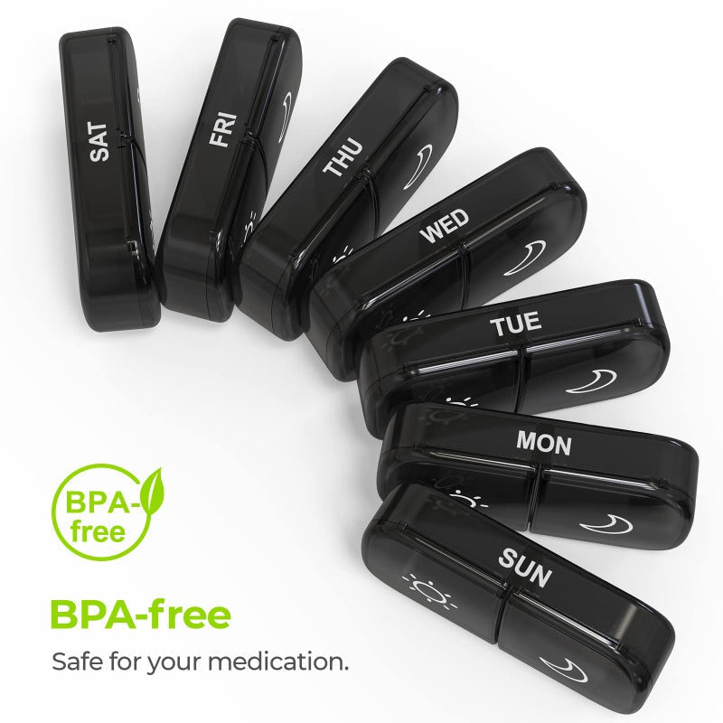Large Travel Pill Organizer Box