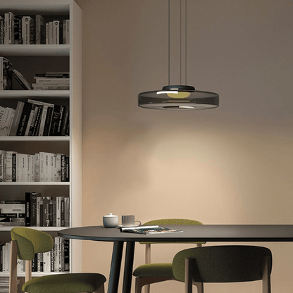 Sleek Glass Pendant Light in Vintage Design
