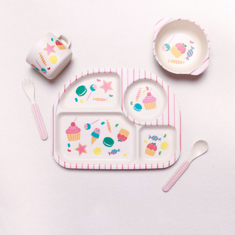 Adorable Kids Cloud Dinnerware Set with Tools