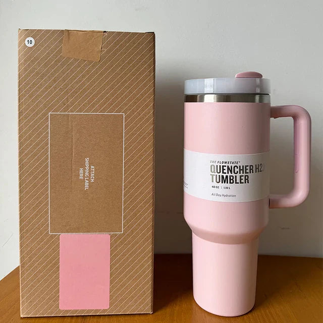 Big Travel Coffee Mug with Leak Proof Lid - Luxicro