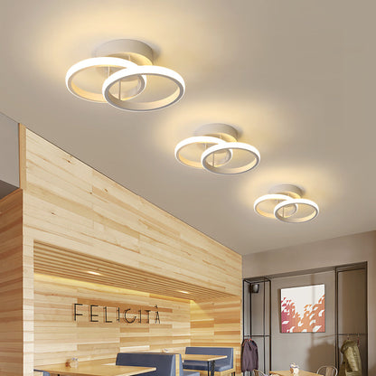 Modern LED Black Ceiling Lamp