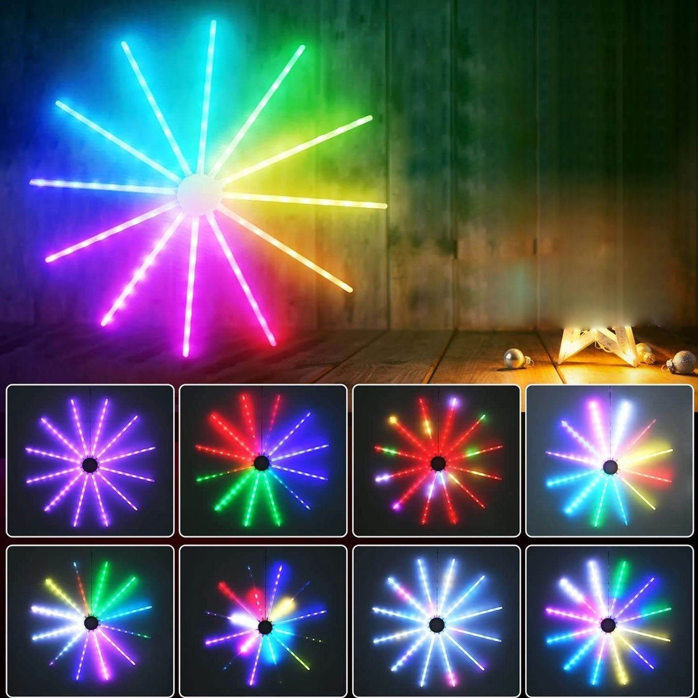 Colorful RGB LED Fairy String Lights