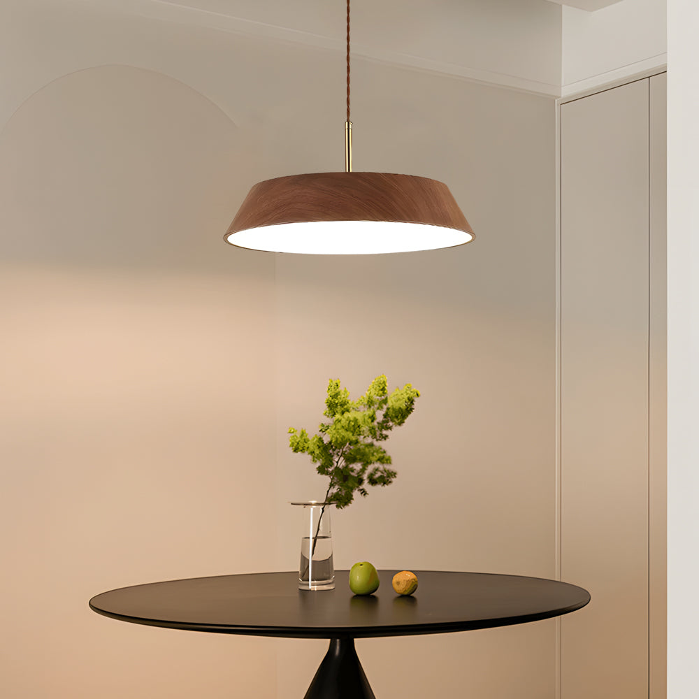 Natural Wood Japanese Pendant Light