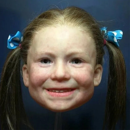 Authentic Rubber Costume Mask for Halloween Disguise