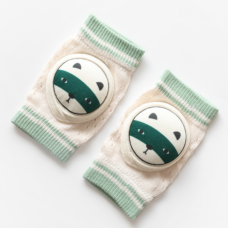 Cute Baby Knee Pads for Crawling with Grip Protection