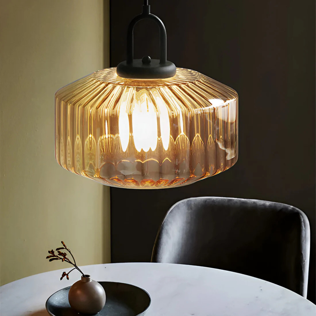 Classic Multicolor Hanging Glass Lamp