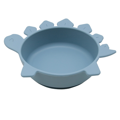 Cute Kids Dino Bowl with Grip Bottom