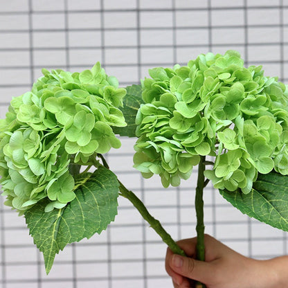 Outdoor Fake Hydrangea Flower Decor