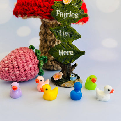 Cute Miniature Rubber Duck Decoration