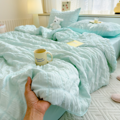 Cooling Comfort Quilt Set - Soft Lightweight Bedding - Luxicro