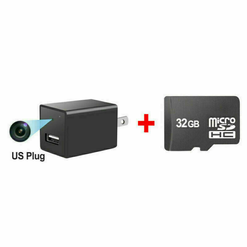 Mini 1080P Spy Camera USB Wall Adapter