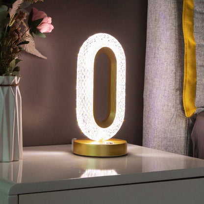 Elegant Clear Desk Lamp