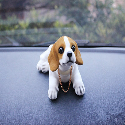 Fun Car Dog Bobble Head Decoration
