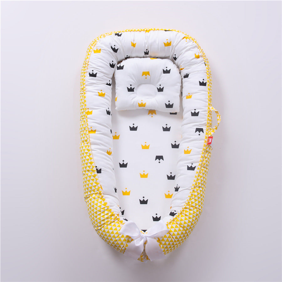 Compact Folding Baby Crib for Home and Travel