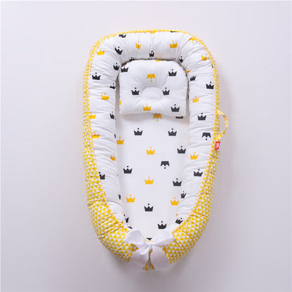 Compact Folding Baby Crib for Home and Travel
