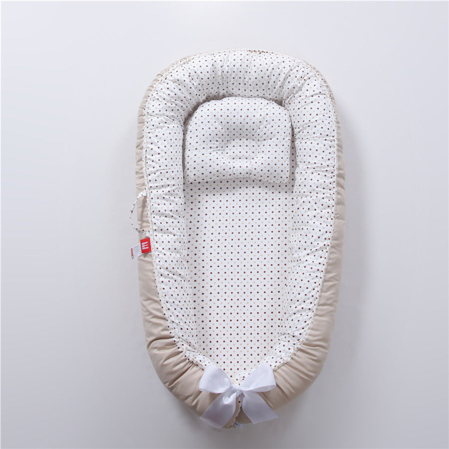 Compact Folding Baby Crib for Home and Travel