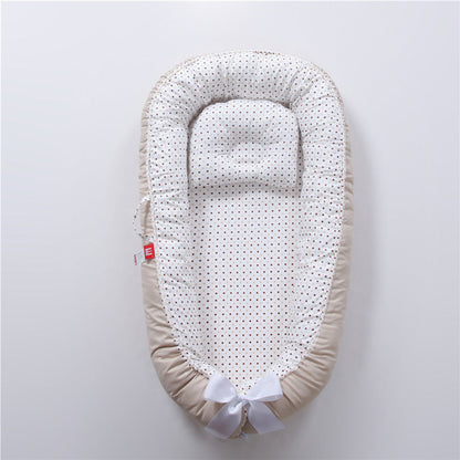 Compact Folding Baby Crib for Home and Travel