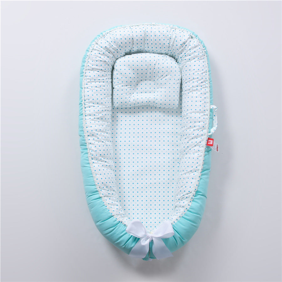 Compact Folding Baby Crib for Home and Travel